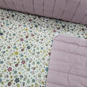 Acolchado TOPOS rosa