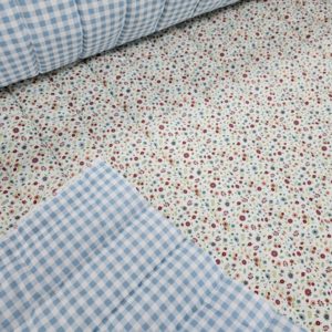 Acolchado VICHY azul