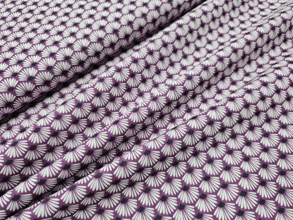 Algodón PLUMAS morado