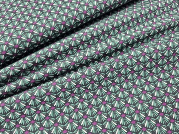 Algodón PLUMAS verdes