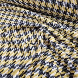 Paño Pata de Gallo MOSTAZA