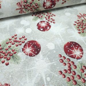 Gobelino navidad BOLAS ROJAS
