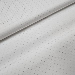 Algodón navidad MINI TOPOS fondo blanco