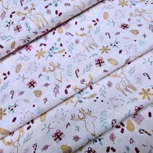 Algodón navidad ARCE rosa