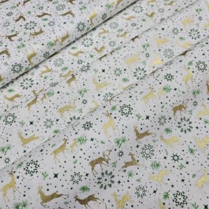 Algodón navidad CIERVO