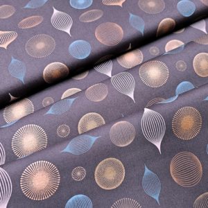 Algodón navidad ADORNO fondo marrón