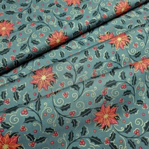 Algodón navidad FLOR