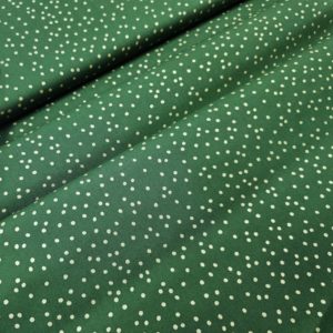Algodón navidad TOPOS fondo verde