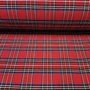 Loneta ESCOCÉS rojo MINI