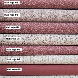 *Algodón MALI rojo