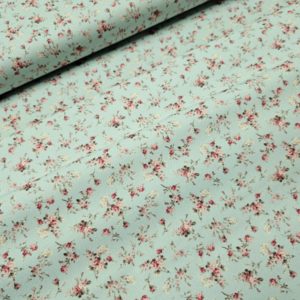 Viyela FLORECITAS verde