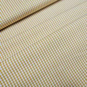 Vichy algodón MOSTAZA P 3 MM