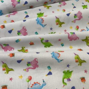 *Algodón DINOS PARTY