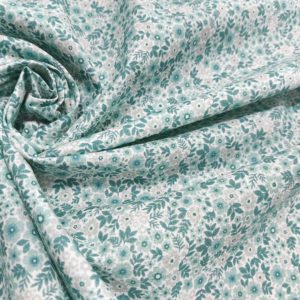 *Algodón ABRIL aguamarina