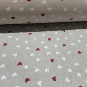 *Loneta Culla Oregón CORAZONES