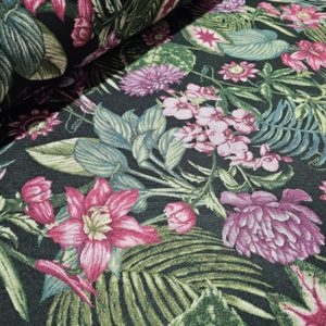 *Gobelino BLACK FLOWERS