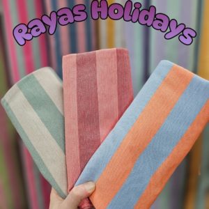 *Loneta rayas HOLIDAYS