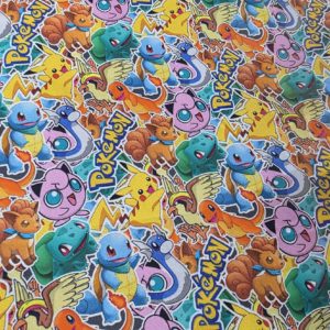 *Algodón dibujo PIKA