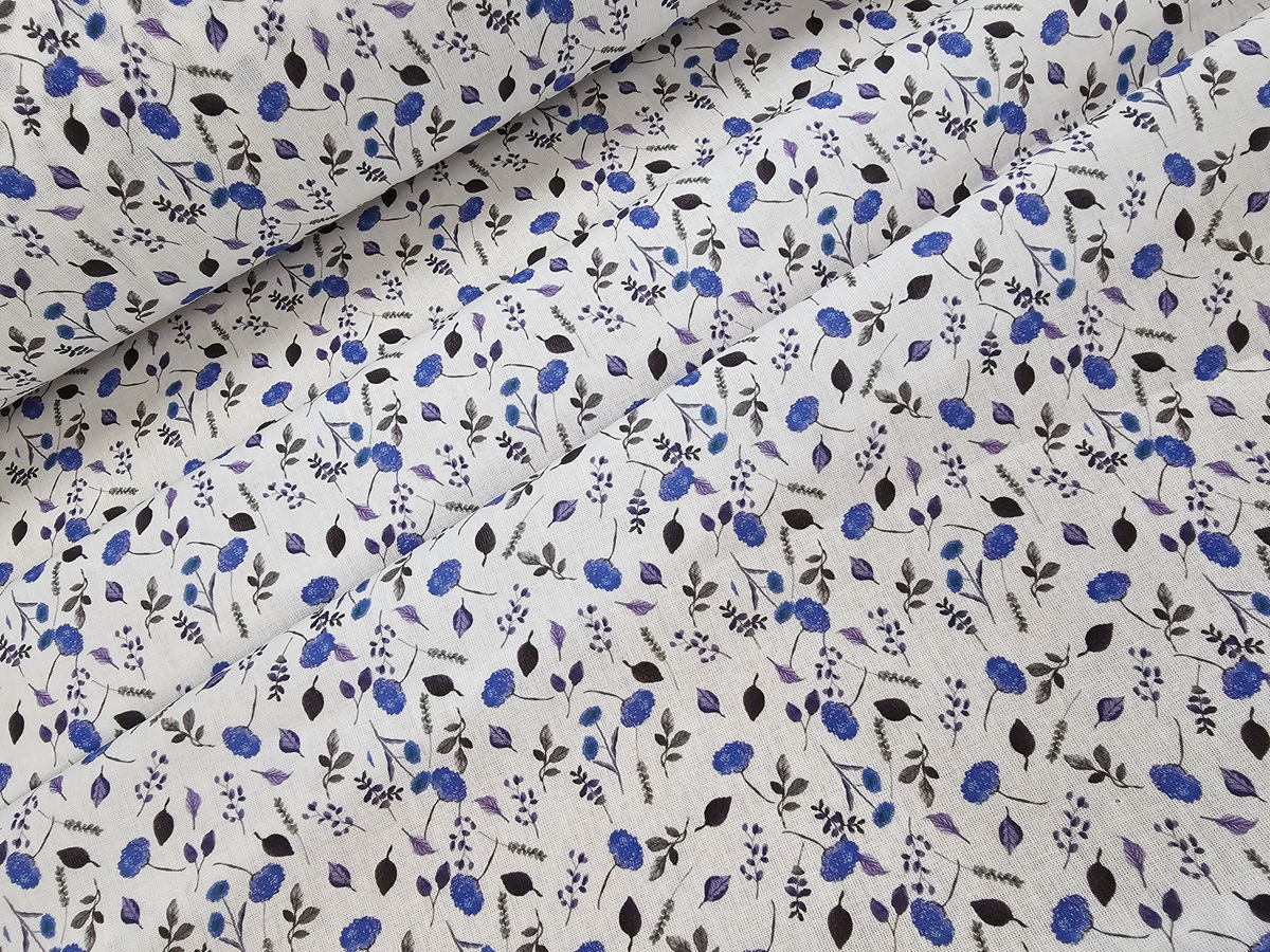 Algodón CLAVEL azul